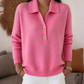 👗🔥 50% OFF POR TIEMPO LIMITADO | Jersey de Punto Elegante con Cuello de Solapa para Mujer ✨ Diseño Sofisticado, Cálido y Cómodo para un Estilo Impecable Cada Día