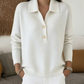 👗🔥 50% OFF POR TIEMPO LIMITADO | Jersey de Punto Elegante con Cuello de Solapa para Mujer ✨ Diseño Sofisticado, Cálido y Cómodo para un Estilo Impecable Cada Día