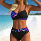 👙🔥 50% OFF POR TIEMPO LIMITADO | Bikini Push-Up de Mujer de Dos Piezas ✨ Diseño Cruzado, Cintura Favorecedora y Figura Espectacular para la Playa