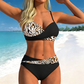👙🔥 50% OFF POR TIEMPO LIMITADO | Bikini Push-Up de Mujer de Dos Piezas ✨ Diseño Cruzado, Cintura Favorecedora y Figura Espectacular para la Playa