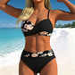 👙🔥 50% OFF POR TIEMPO LIMITADO | Bikini Push-Up de Mujer de Dos Piezas ✨ Diseño Cruzado, Cintura Favorecedora y Figura Espectacular para la Playa