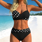 👙🔥 50% OFF POR TIEMPO LIMITADO | Bikini Push-Up de Mujer de Dos Piezas ✨ Diseño Cruzado, Cintura Favorecedora y Figura Espectacular para la Playa